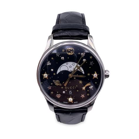 gucci 126.2 automatic|Gucci 126.4 watch moonphase.